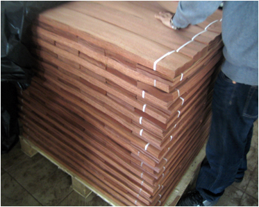 Floor planks veneer