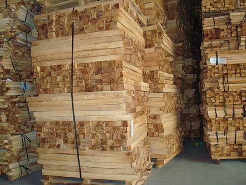 Dried lumber