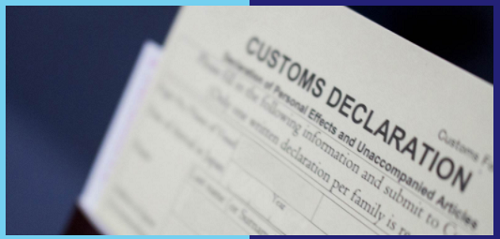 Customs clearance