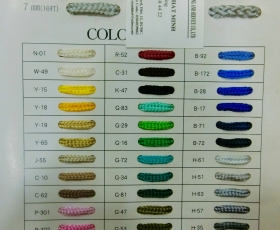 Elastic braided cord