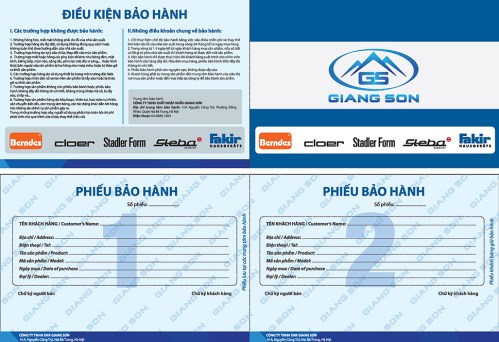 Warranty card printing