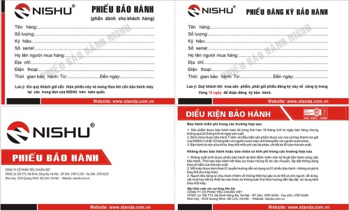 Warranty card printing