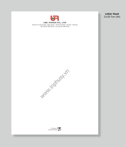 Letterhead printing