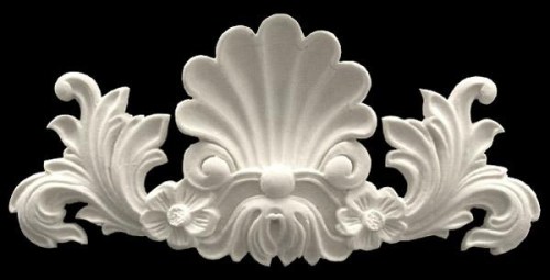 Gypsum relief sculpture
