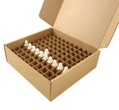 3-layer cardboard packaging with partitions