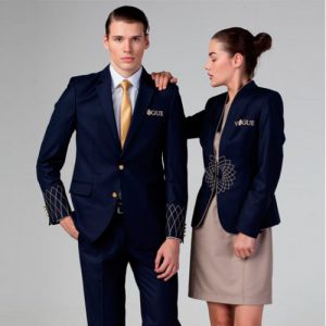 Restaurant and hotel uniform