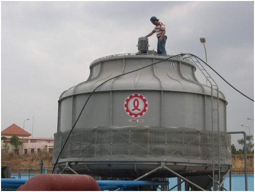Cooling tower maintenance