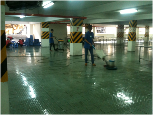Floor cleaning service