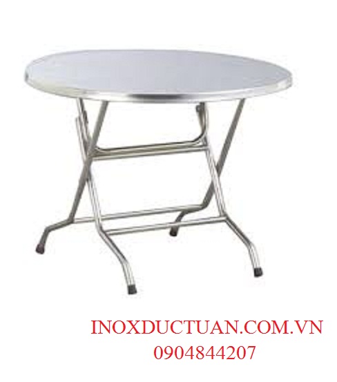 Stainless steel folding table