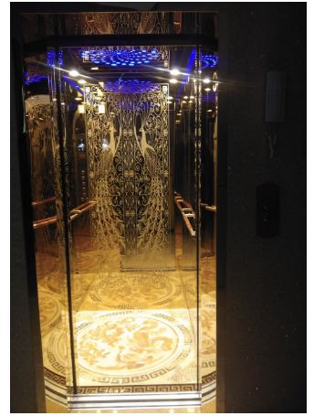 Patterned stainless steel