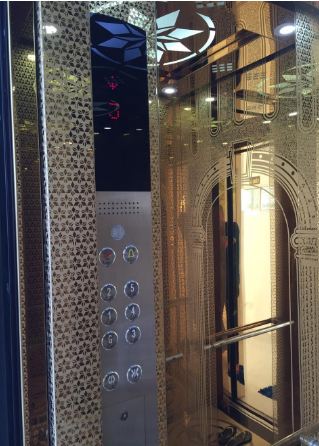 Patterned stainless steel