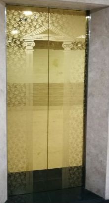 Patterned stainless steel