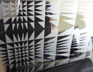 Patterned stainless steel