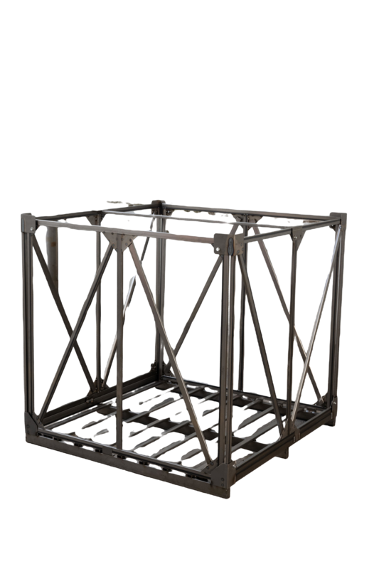 Steel container frame