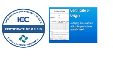 Certificates of origin of goods