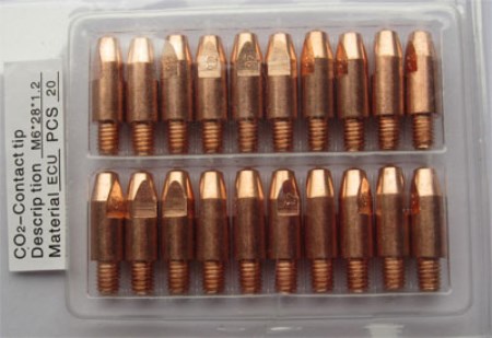 MIG welding contact tip