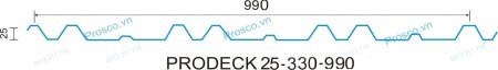 H25W990 deck plate