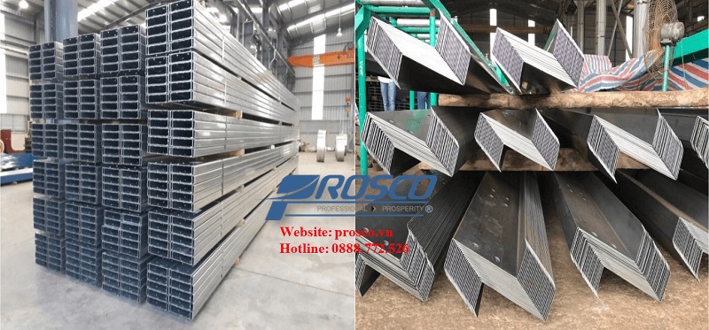 Metal purlins