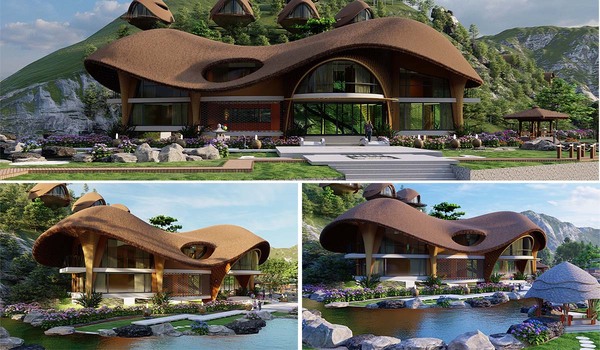 Luxury villa architectural design