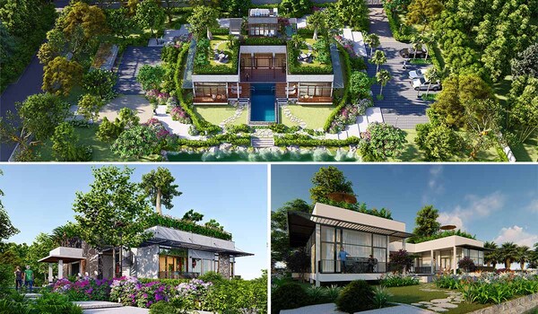 Luxury villa architectural design