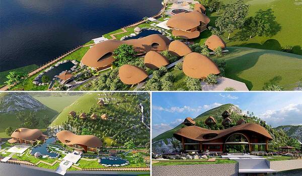 Villa landscape design and construction