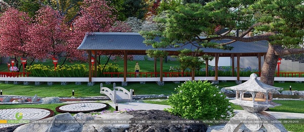 Villa landscape design and construction