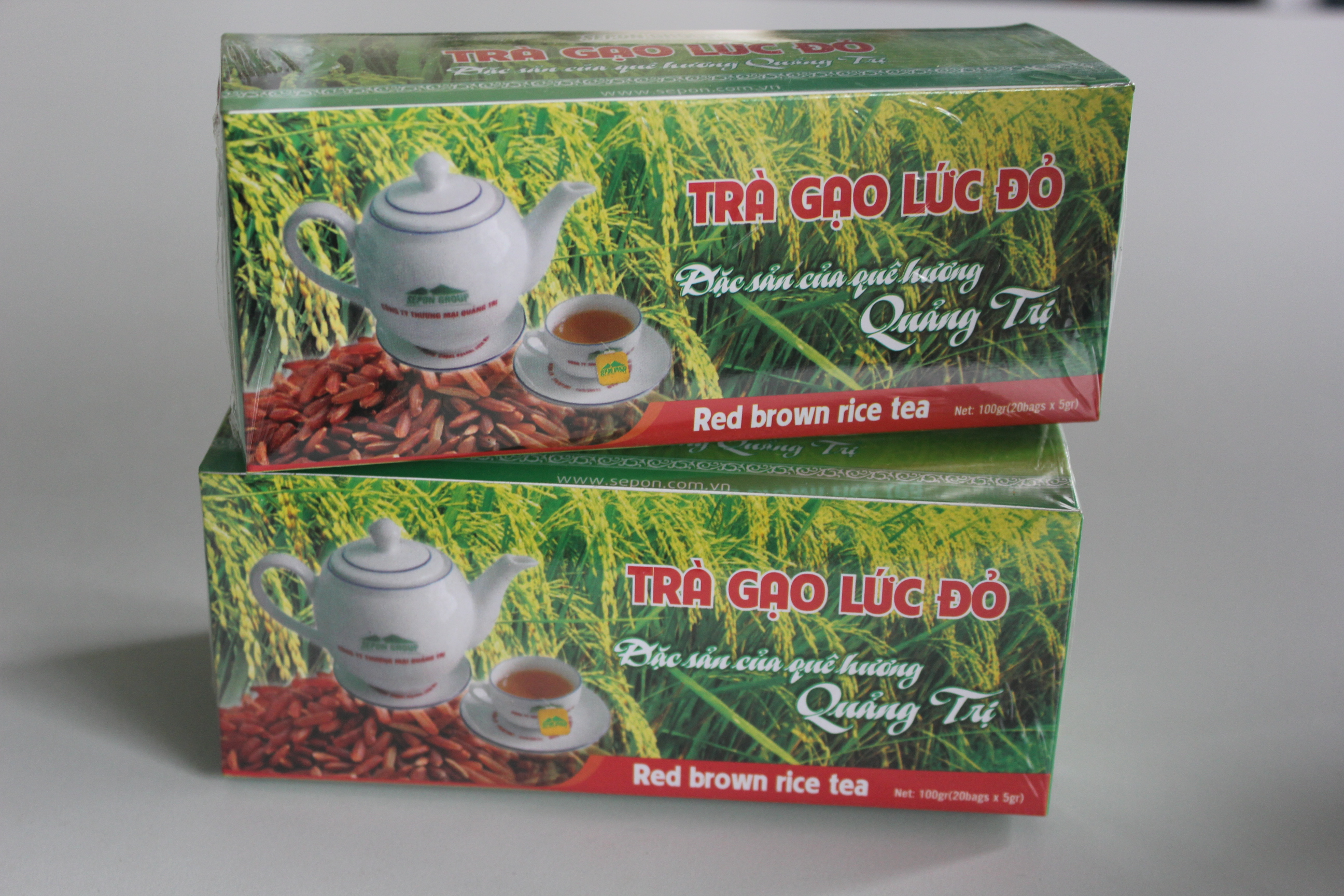 Brown rice tea