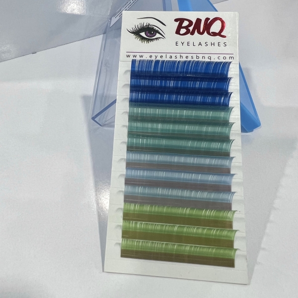 Colorful eyelashes extenstion