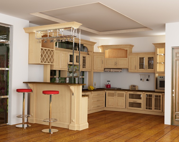 Wooden Kitchen Cabinet