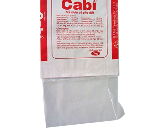 Paper bag with PE liner