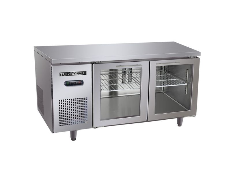 2-door cooling table