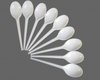 Plastic spoon