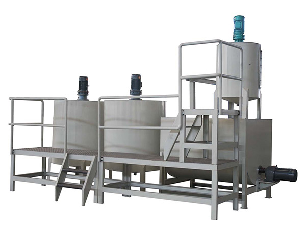 Glue mixing system