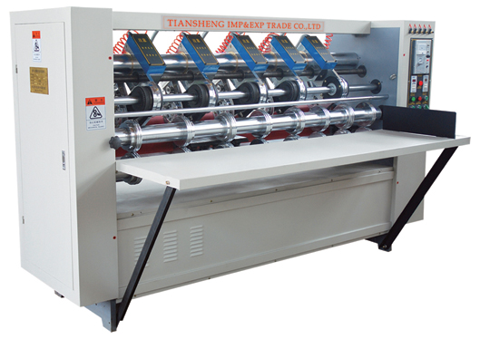 Paper slitting and cutting machine