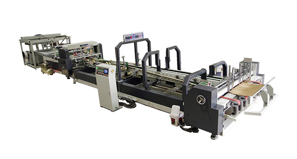 Automatic carton gluing machine