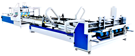Automatic carton gluing machine
