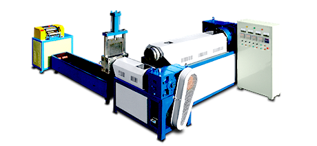 Plastic pellet recycling machine