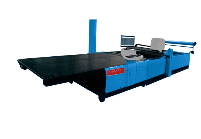 Multi-layer fabric cutting machine