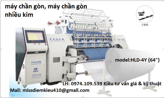 Multi-needle quilting machine