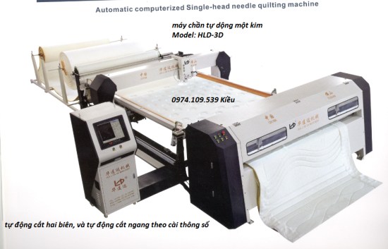 Automatic single needle quilting machine