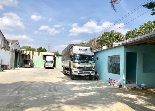 Road transport by container truck