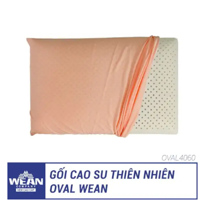Natural rubber pillow
