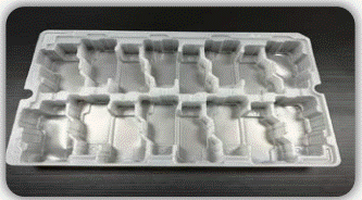 Formed plastic tray