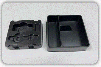 Formed plastic tray