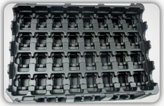 Formed plastic tray