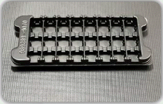 Formed plastic tray