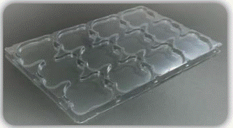 Formed plastic tray