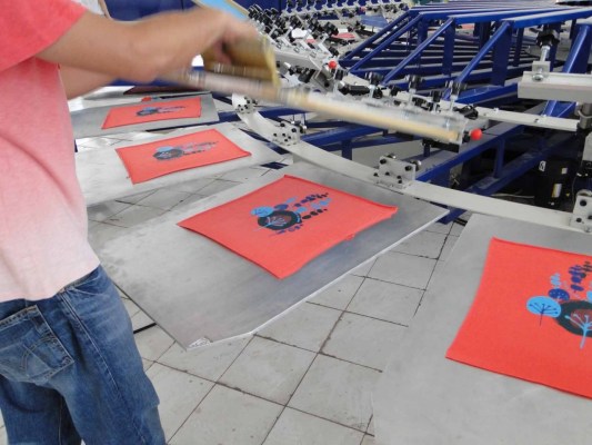 Silk Printing Processing