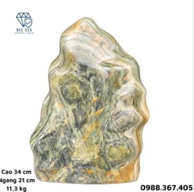 Mountain-shaped feng shui stone