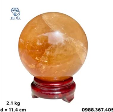 Natural calcite jade stone ball